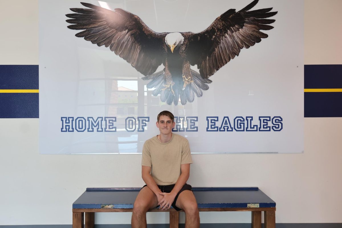 Senior Steven Uzynski smiling for the camera.