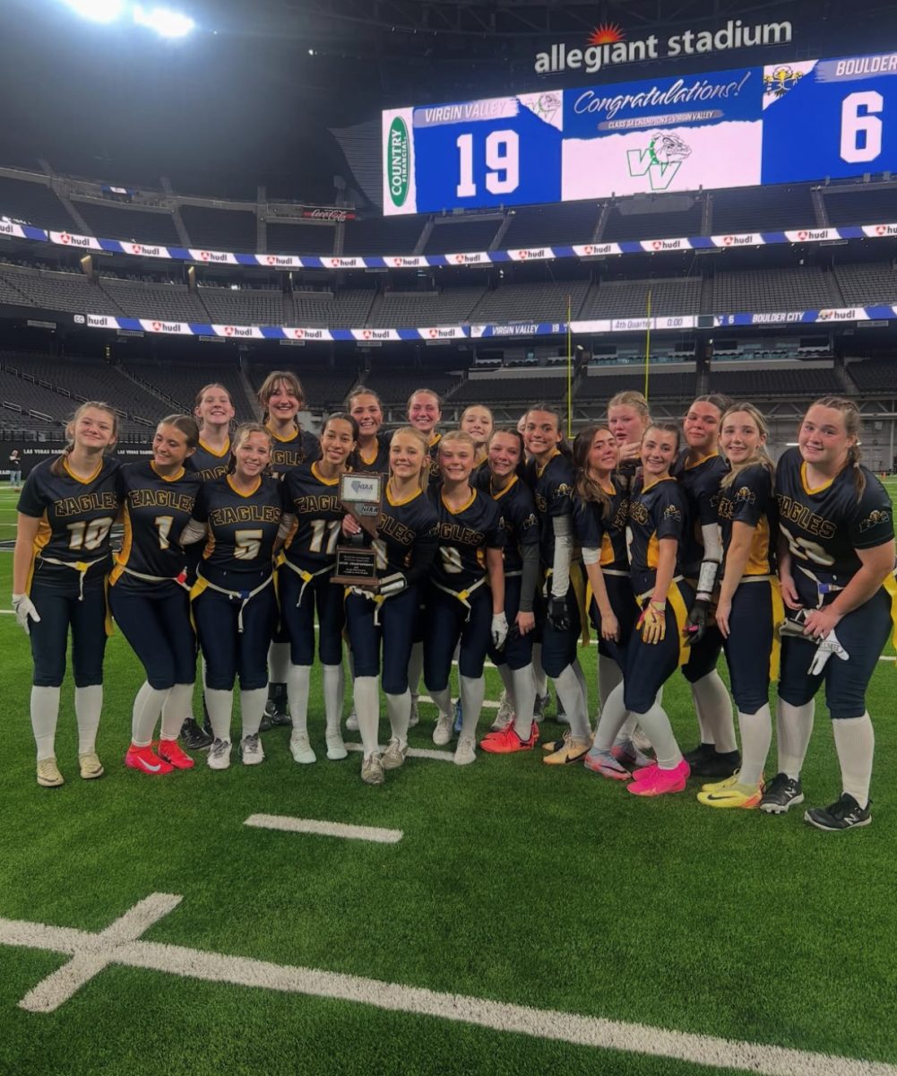 Flag Team at Allegiant Stadium for the state championship game. 